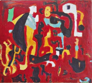 STANISŁAW MŁODOŻENIEC / OBRAZ / RED (  2023 r.)