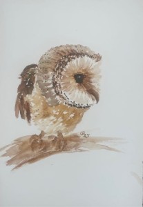 HANNA GRABOWSKA /OBRAZ / SOWA