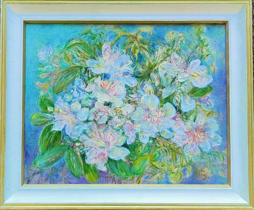 Maria Bierzyńska_Kwiaty_olej na płótnie_sztuka XX wieku_galeria sztuki Bellotto Warszawa.jpg