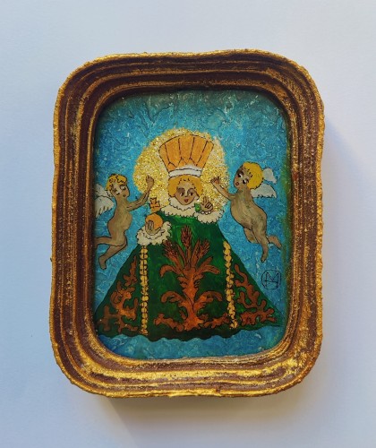 Magdalena Hniedziewicz_na szkle malowane_Dzieciątko Jezus_galeria sztuki Bellotto Warszawa.jpg AA.jpg