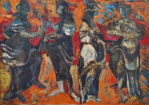 WANDA WEDECKA / OBRAZ / KOROWÓD