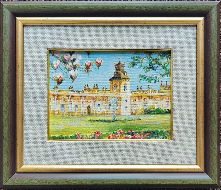 Magdalena Starzycka_widoki z warszawy_Wilanów_18 x 24 cm_galeria sztuki Bellotto Warszawa.jpg