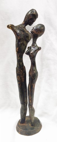 Rafał Ciesielski_brąz _małe formy rzezbiarskie_Zakochani_galeria sztuki Bellotto Warszawa.jpg ooo.jpg