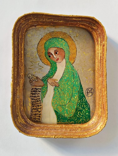 Magdalena Hniedziewicz_na szkle malowane_Madonny_galeria sztuki Bellotto Warszawa llll.jpg