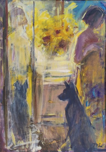 Jadwiga Maria Jarosiewicz_lustro_100 x 70 cm_2019 r_galeria sztuki Bellotto Warszawa.jpg