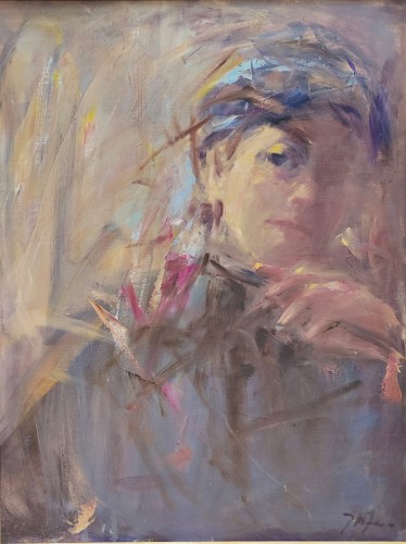 Jadwiga Maria Jarosiewicz_autoportret_65 x 50 cm_2006 r_galeria sztuki Bellotto Warszawa.jpg