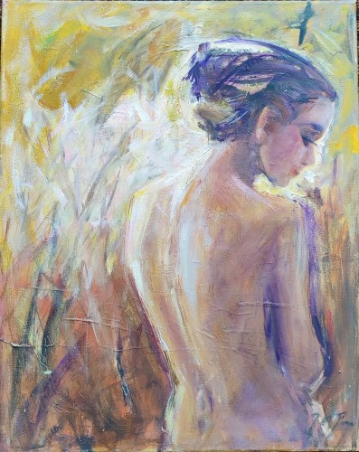 Jadwiga Maria Jarosiewicz_łąka jesienna akt_33 x 41 cm_2020r_galeria sztuki Bellotto Warszawa.jpg