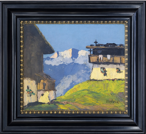 Fritz Weiss_pejzaz górski_sztuka XX wieku_galeria sztuki Bellotto Warszawa.png