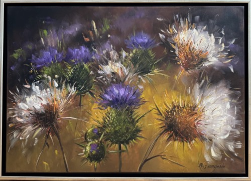 Zbigniew Pieczyński_Osty, olej na płótnie, 70 x 100 cm_2026 rok_galeria sztuki Bellotto Warszawa.JPG