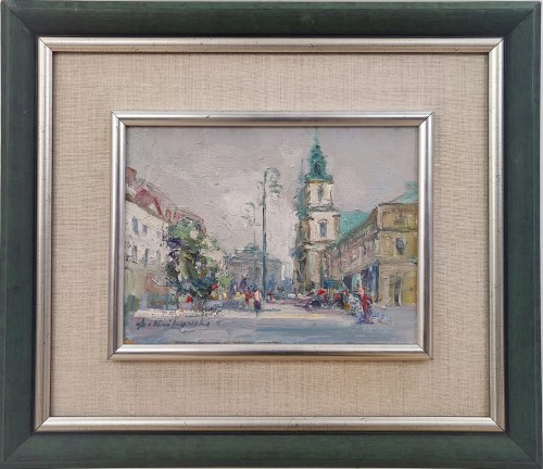 Adam Kunikowski_Krakowskie Przedmieście w Warszawie_widoki warszawskie_Galeria sztuki Bellotto Warszawa.jpg