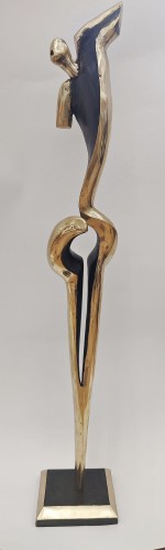 Leon Gruzd_Wołanie_brąz patynowany_galeria sztuki Bellotto Warszawa.jpg