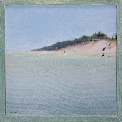 Paulina Misiak_Plaża_ze_skarpą_w_turkusach_galeria sztuki Bellotto Warszawa.JPG