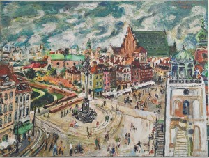 STANISŁAW MŁODOŻENIEC / OBRAZ / PLAC ZAMKOWY