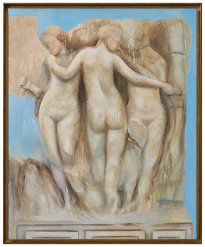 Łukasz Gierlak_Trzy Gracje_olej na płótnie_150 x 120 cm_2016 rok_galeria sztuki Bellotto Warszawa.png