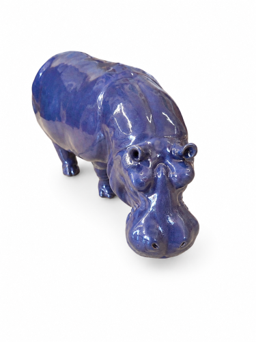 Ryszard Wichtowski_ceramika_Hipopotam duży_animalistyka_galeria sztuki Bellotto Warszawa.png