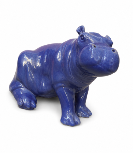 Ryszard Wichtowski_ceramika_Hipopotam mały_animalistyka_galeria sztuki Bellotto Warszawa.png
