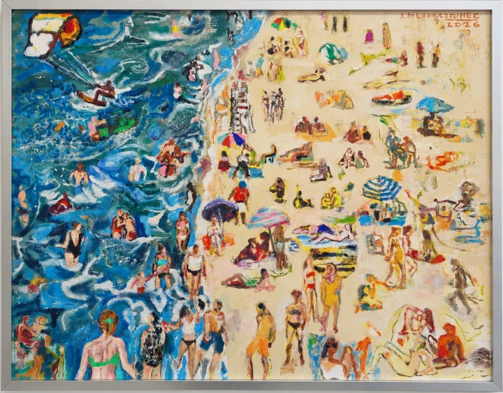 Stanisław Młodożeniec_Plaża_ _81 x 100 cm_2026 rok_abstrakcja_galeria sztuki Bellotto Warszawa.png