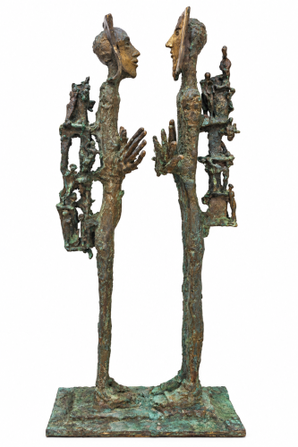 Kuba Matejkowski_Para_2026 r_brąz patynowany_galeria Sztuki Bellotto Warszawa.png