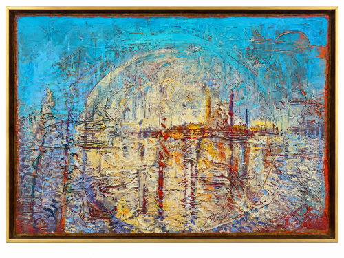 Grzegorz Ratajczyk _Wenecja Kanał_70 x 100 cm _2010 r_widoki weneckie_Włochy_galeria sztuki Bellotto Warszawa.png