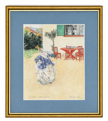 Piotr Stefanow_akwarela według Larsona_2025 rok_galeria sztuki Bellotto Warszawa.png